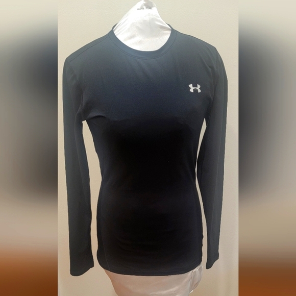 WOMEN'S COLD GEAR FITTED LONG SLEEVE PULLOVER (sz Med) - Picture 1 of 3